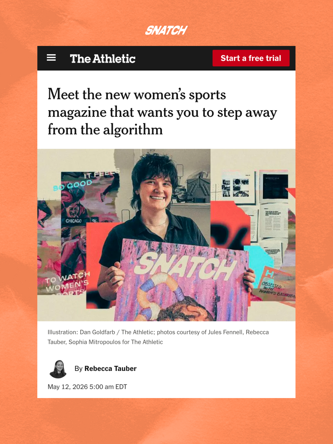 Snatch Magazine is in The Athletic