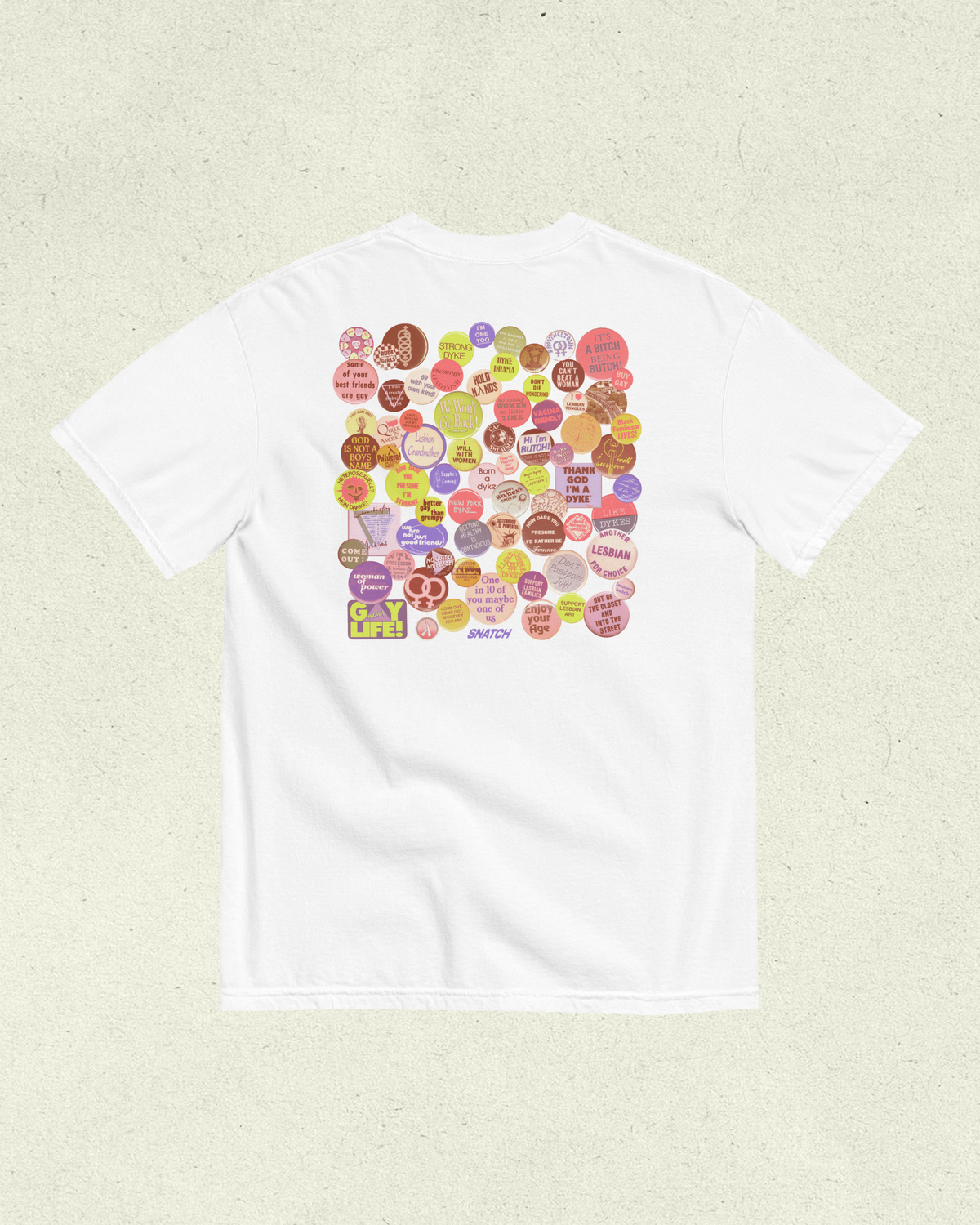 Lesbian Buttons T-Shirt