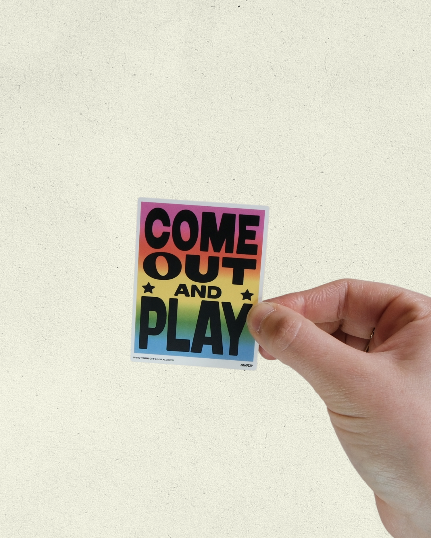 Come Out and Play Sticker