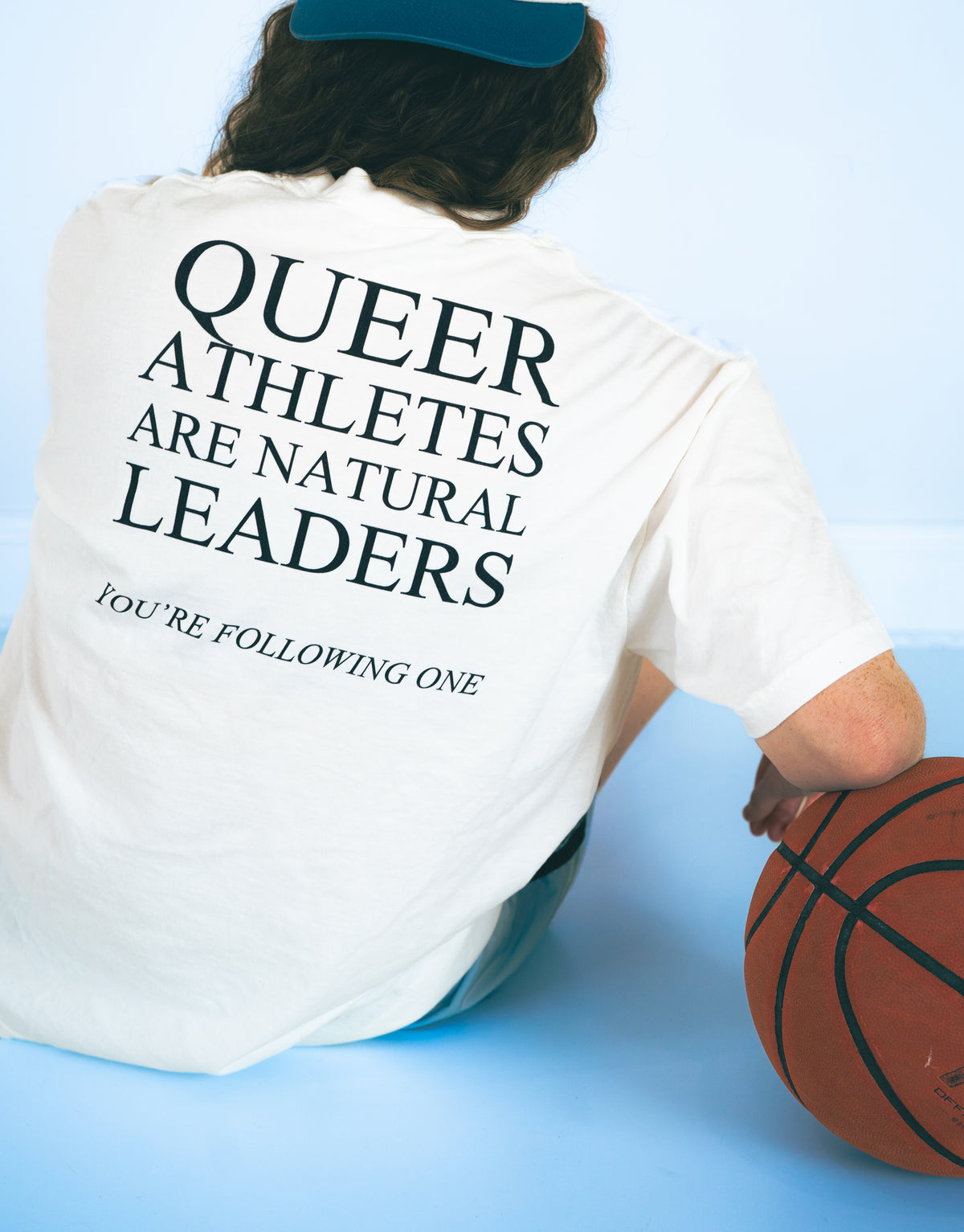 Queer Athletes Are Natural Leaders Heavyweight T-Shirt